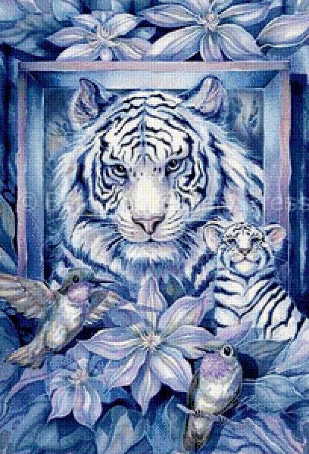 Тигрица с тигренком - тигрята, животные, тигры - предпросмотр
