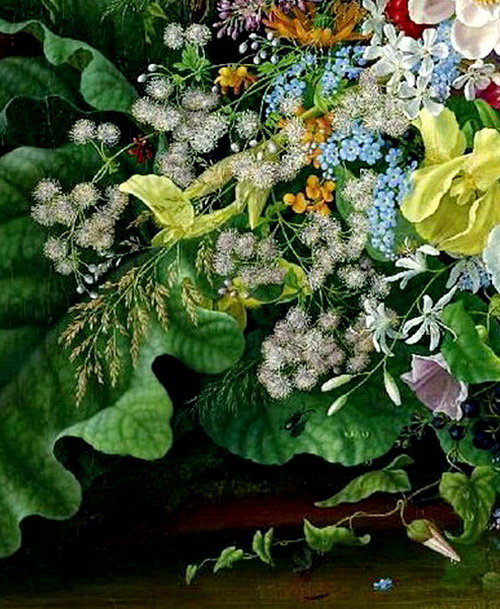 шикарный букет часть 3 - картина, живопись, колокольчик, вьюнок, лотос, полевые цветы, цветы - оригинал