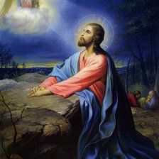 Схема вышивки «Моление о Чаше»