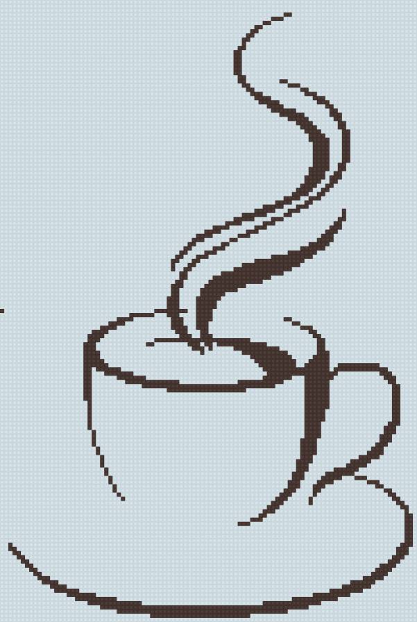 кофе - кофе, силует - предпросмотр