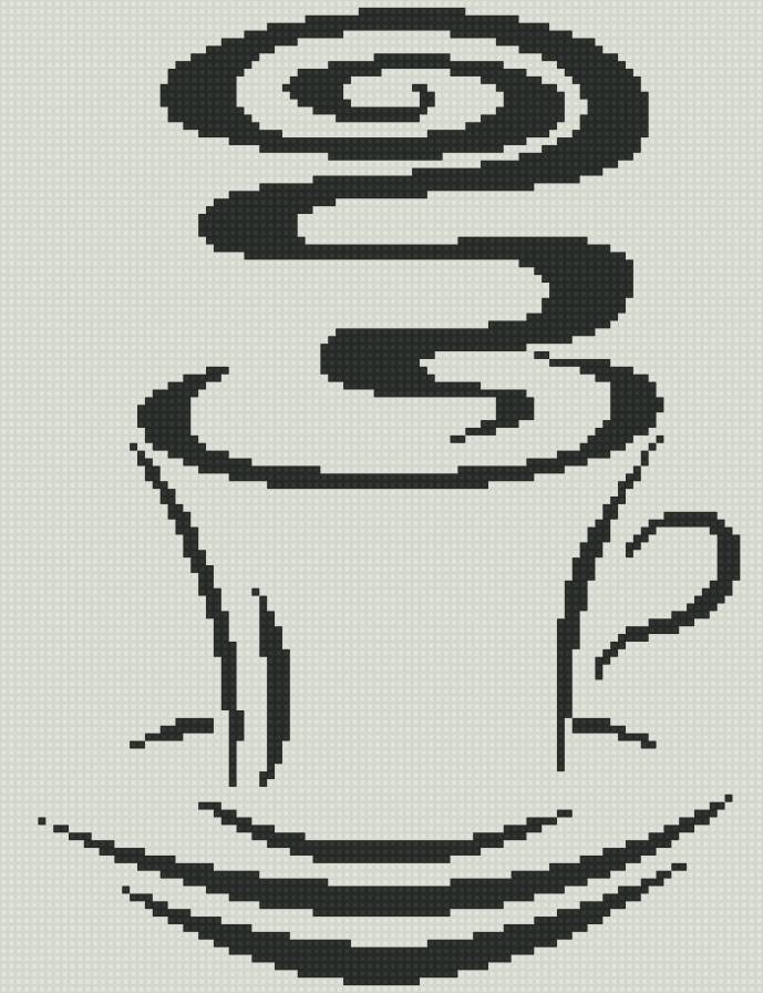 кофе - кофе, силует - предпросмотр