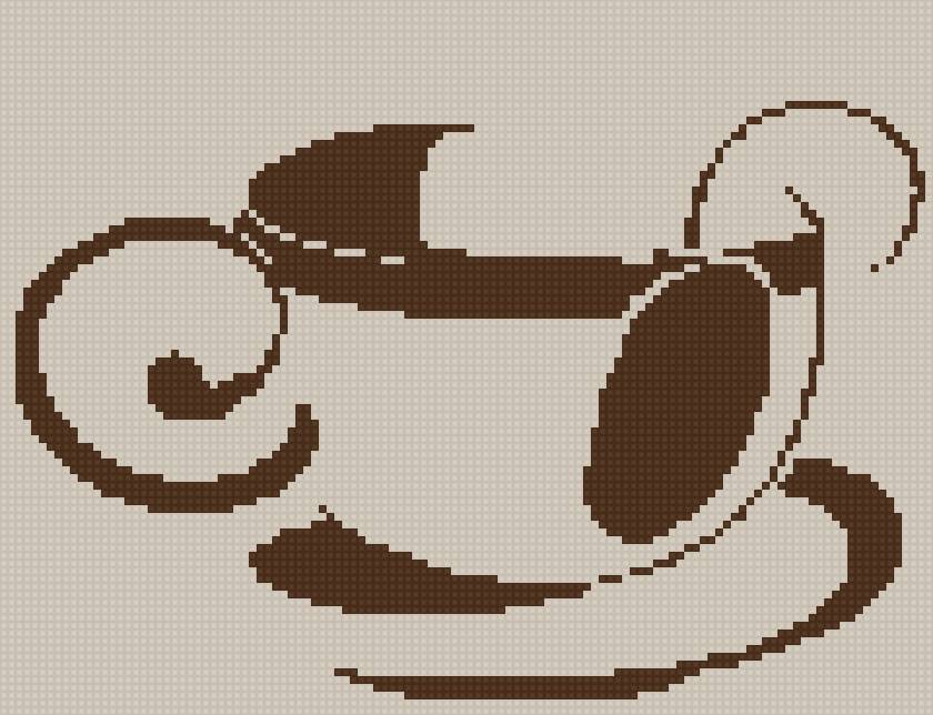 кофе - силует, кофе - предпросмотр