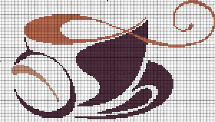 кофе - кофе, силует - оригинал