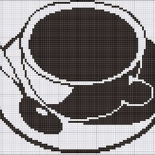 Оригинал схемы вышивки «кофе» (№540830)