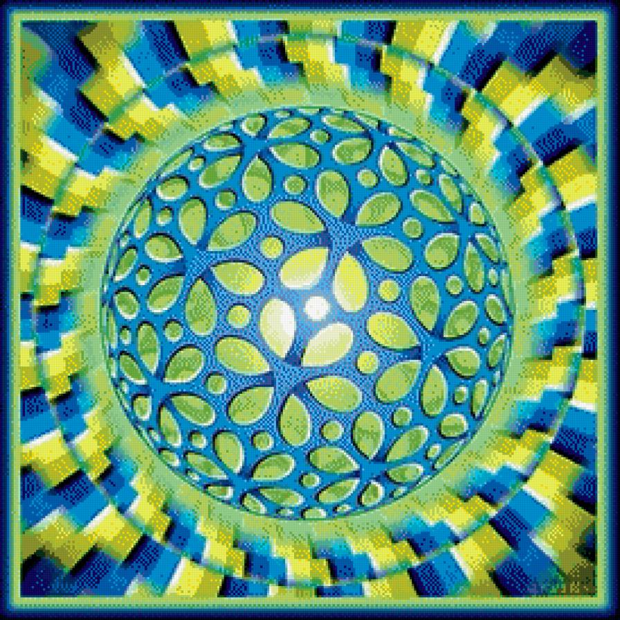 Оптическая иллюзия. Вращение. - вращение, иллюзия - предпросмотр