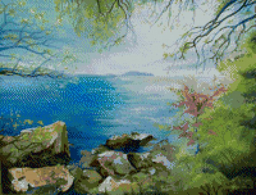 Природа - россия, озеро - предпросмотр