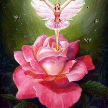 Схема вышивки «фея цветов»