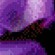 Предпросмотр схемы вышивки «Фиолетовые цветы» (№541345)