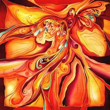 Схема вышивки «жарптичище»