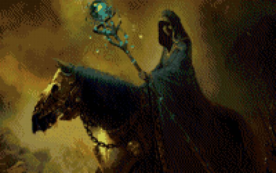 Ведьмаг - фэнтэзи, девушка - предпросмотр