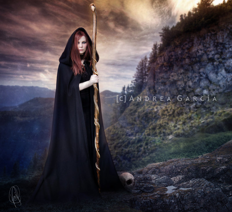 Магичка - девушка, фэнтэзи - оригинал