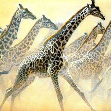 Оригинал схемы вышивки «жираф» (№541794)