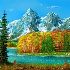 Схема вышивки «серия "пейзажы"»