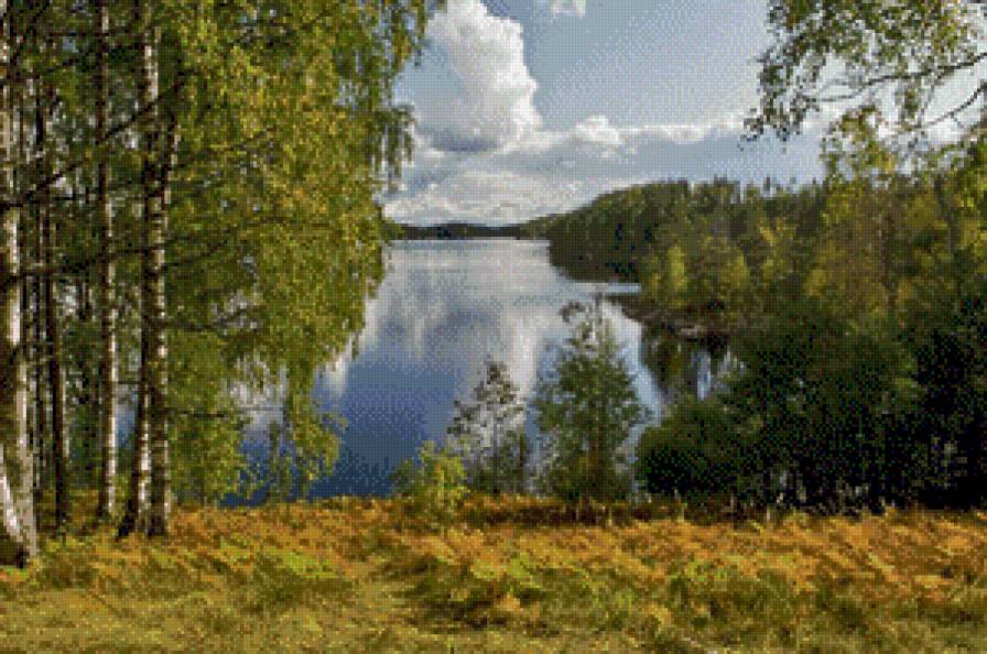 серия "природа" - природа.пейзаж.река.лес - предпросмотр