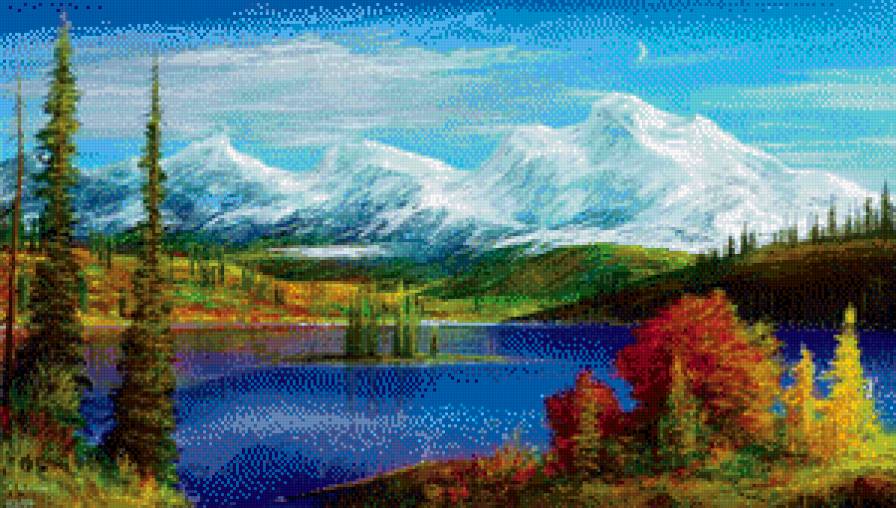 серия "природа" - природа.пейзаж.горы.река - предпросмотр