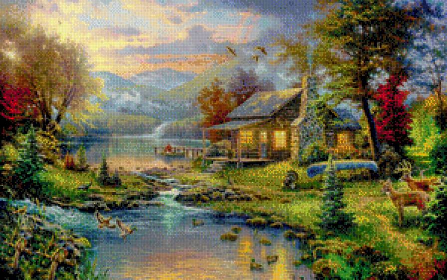 домик в горах - домик в горах - предпросмотр