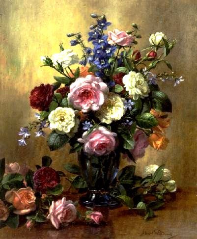 Roses and Larkspur - оригинал