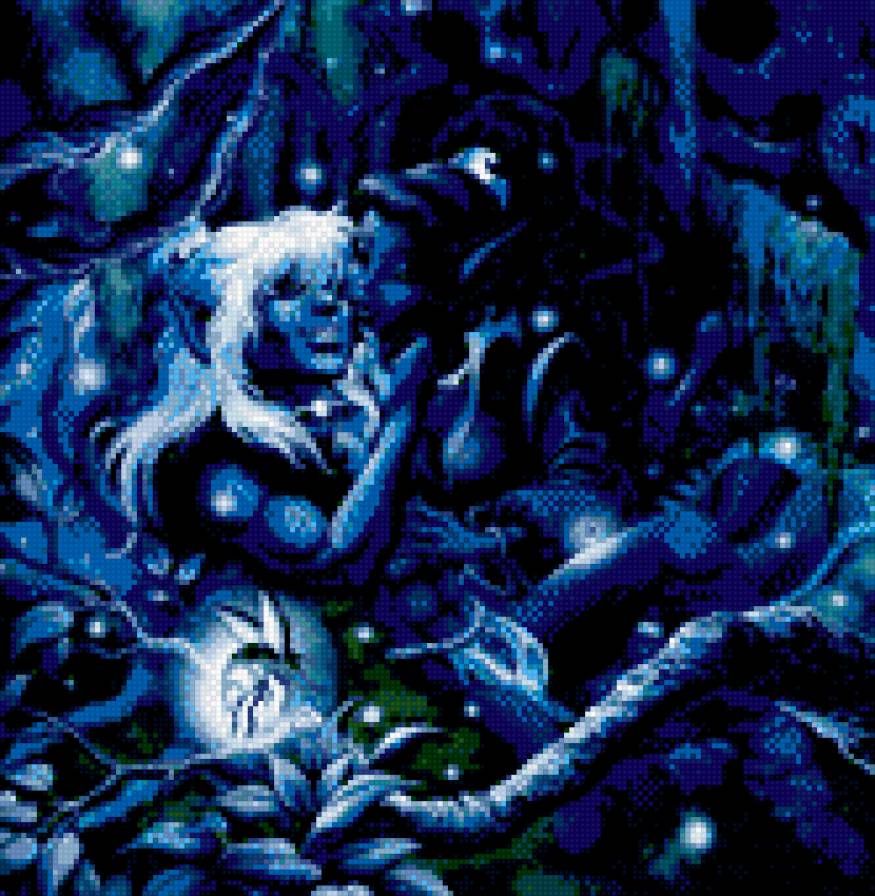 поцелуй в ночи - эльфы - предпросмотр