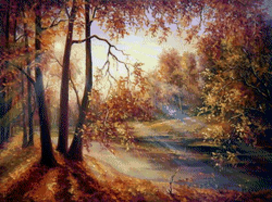 картина - природа, осень - предпросмотр