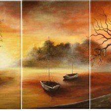 Схема вышивки «medziai»