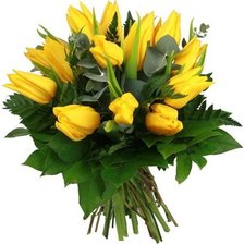 Схема вышивки «тюльпаны»