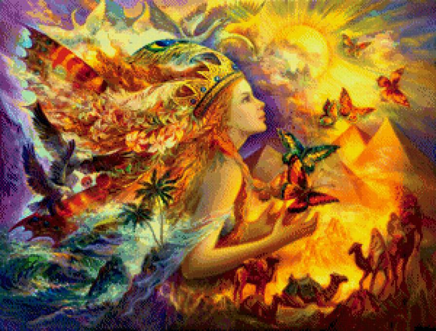 картина - девушка, красота.фентези - предпросмотр