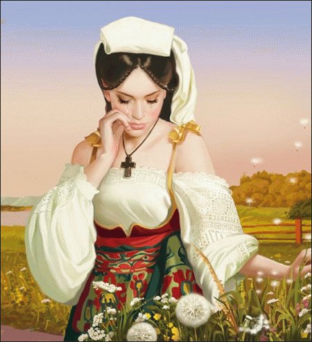 Девушка - дама, девушка, красавица - оригинал