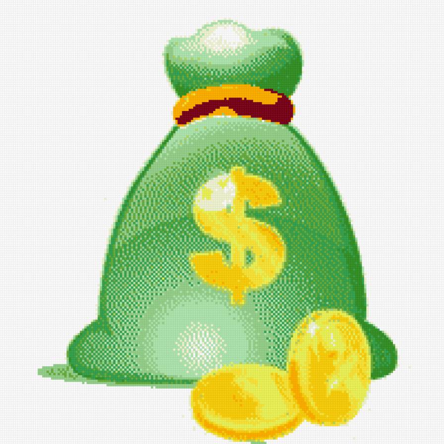 деньги - мешок монет - предпросмотр