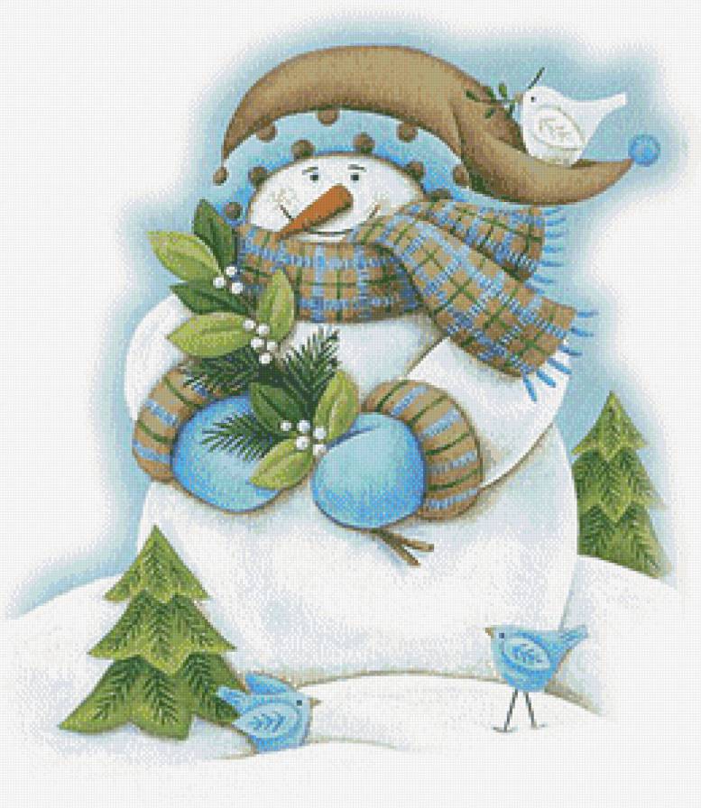 снеговик - предпросмотр