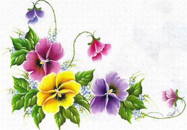 анютины глазки - оригинал