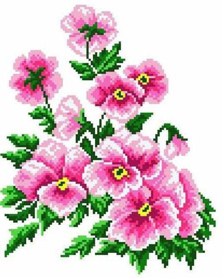 анютины глазки - оригинал