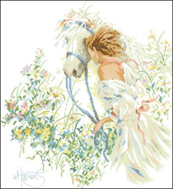 Девушка с лошадью - оригинал