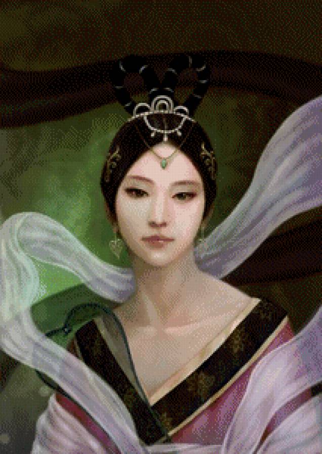 Азиатская девушка - восток, азия, девушка, красавица - предпросмотр