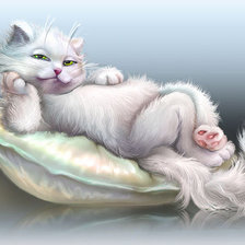 Схема вышивки «Киса !»