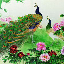 Оригинал схемы вышивки «Райский сад» (№543816)