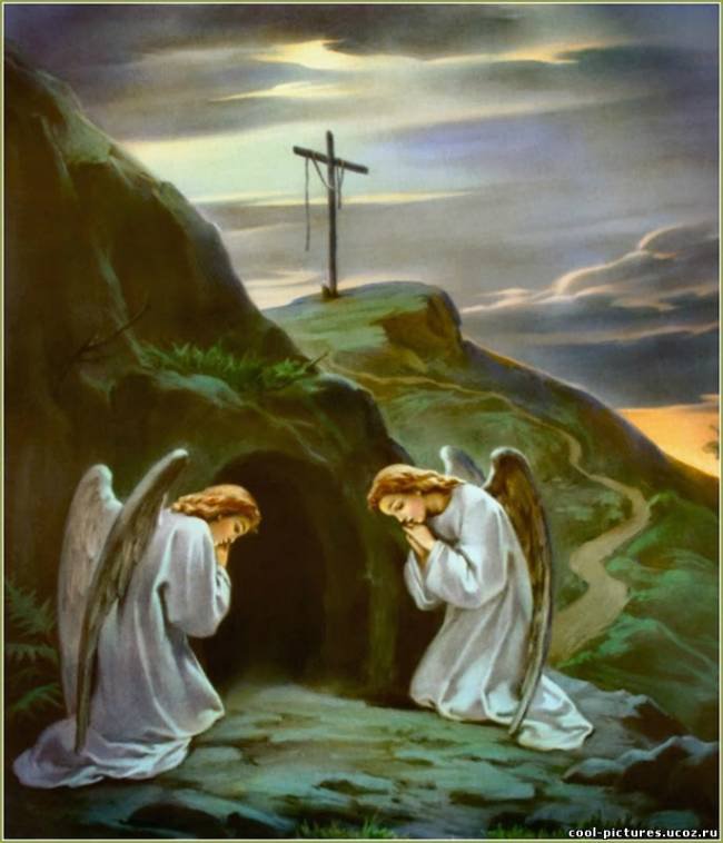 Ангелы у пещеры - оригинал