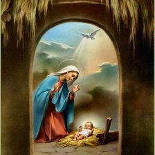 Схема вышивки «Дева Мария и Иисус»