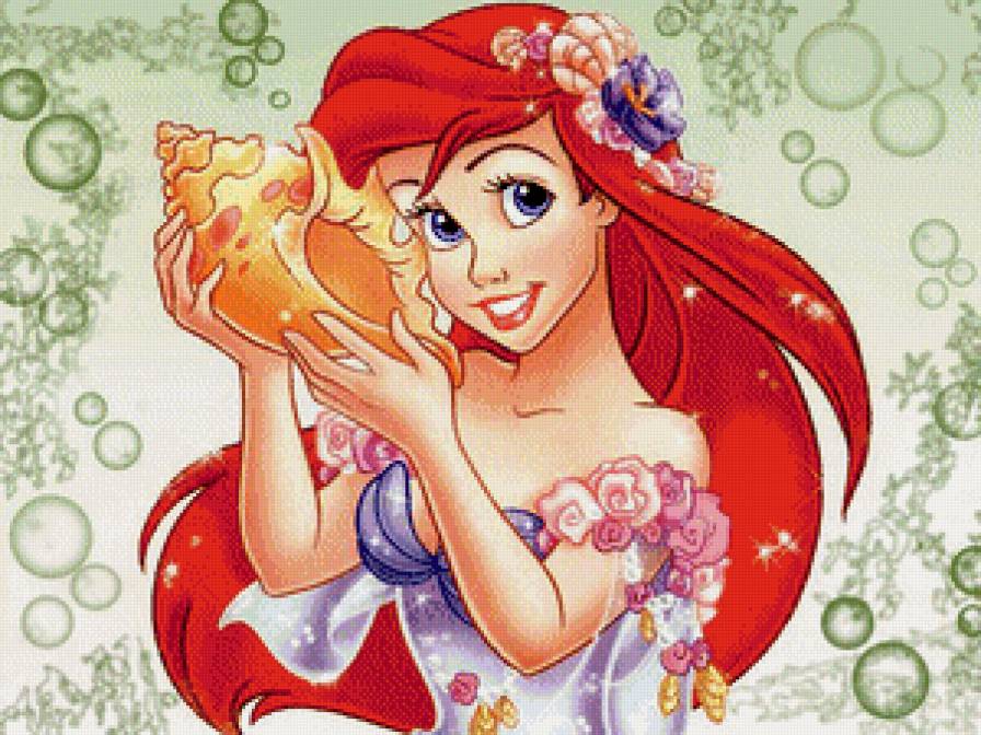 Ариель - русалка, дисней - предпросмотр