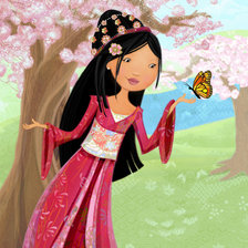 Схема вышивки «в саду»