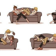 Схема вышивки «отношения пар»