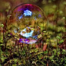 Схема вышивки «Мыльный пузырь»