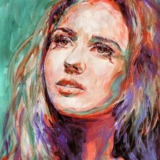 Схема вышивки «Портрет»