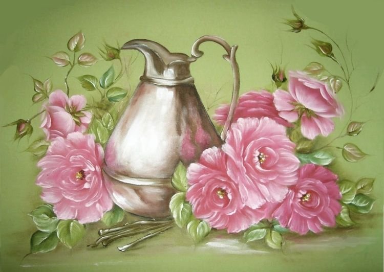 картина - картина цветы - оригинал