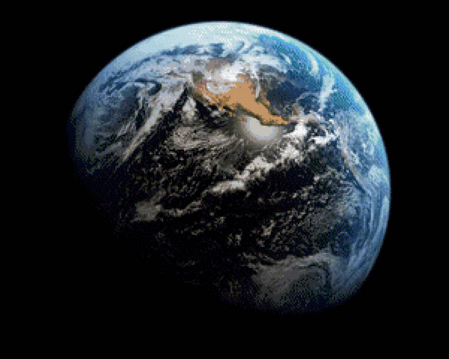 земля - земля, планета, космос, на черном - предпросмотр