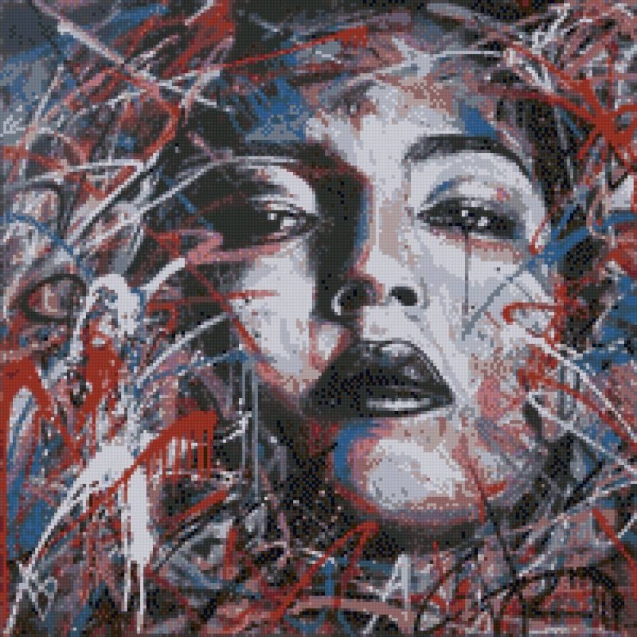 David Walker "Графити" - графити, портрет, рисунок - предпросмотр