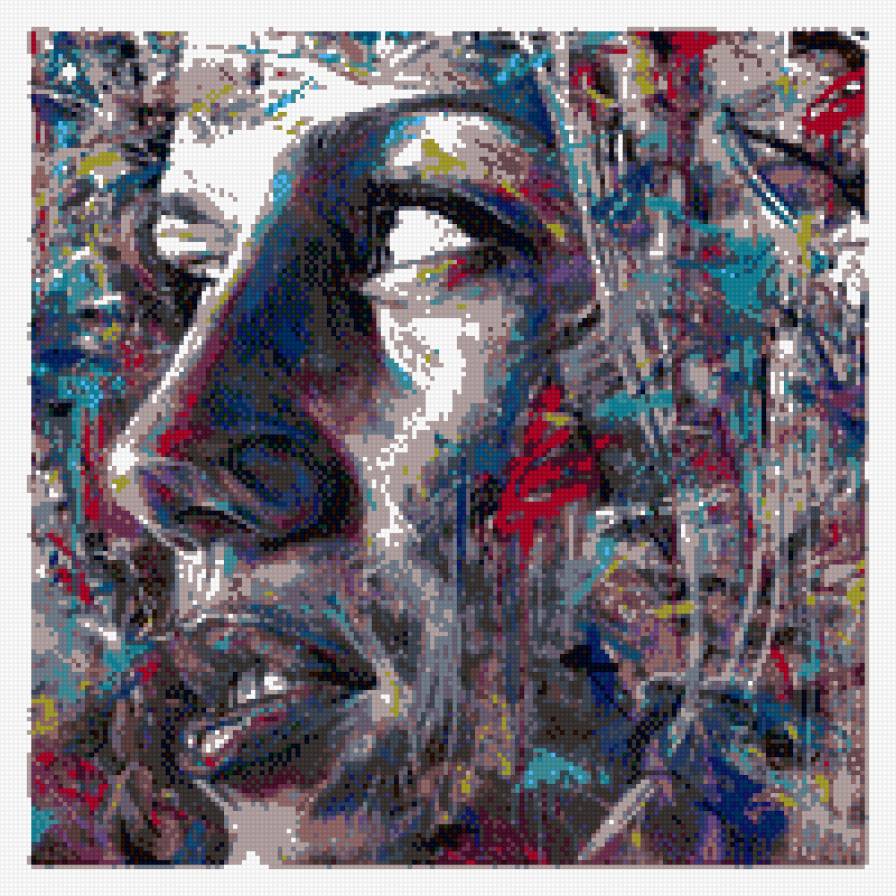 David Walker "Графити" - графити, портрет, рисунок - предпросмотр