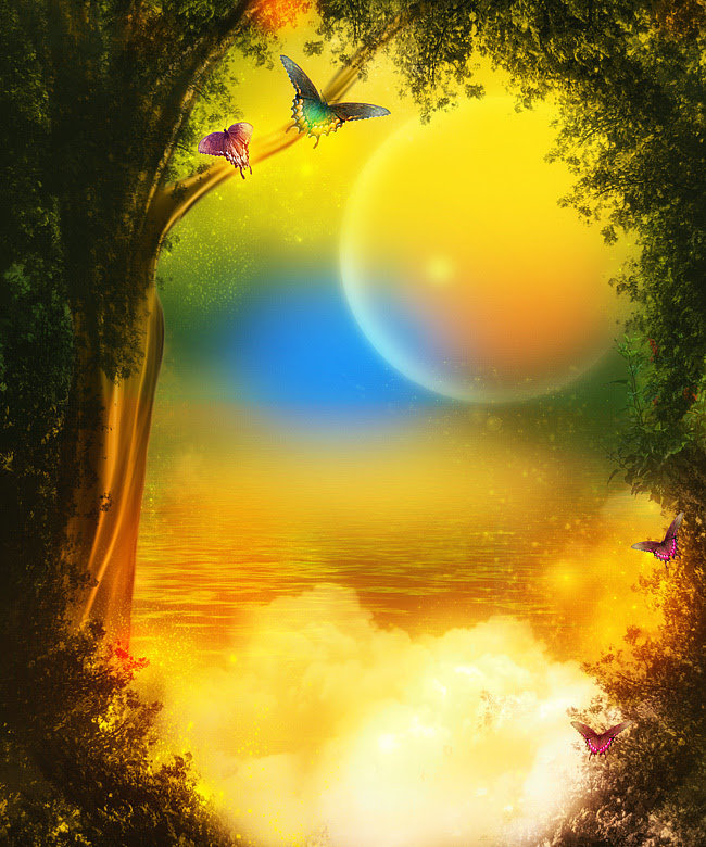 природа - природа, фентази - оригинал