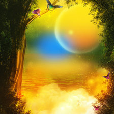 Схема вышивки «природа»