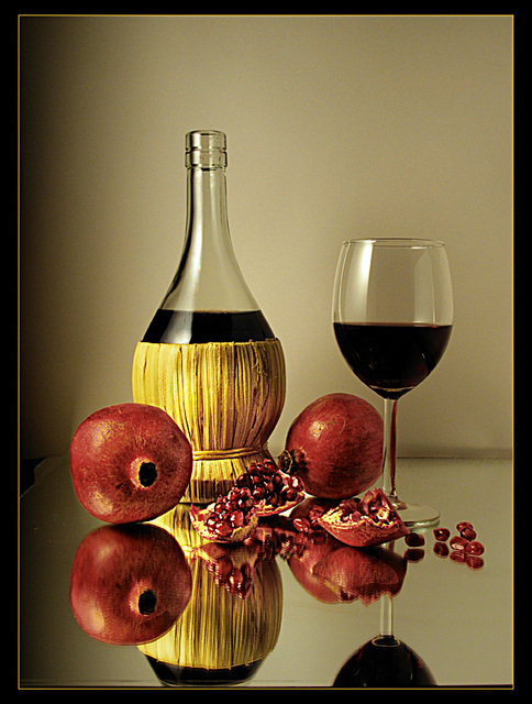 гранат - вино, гранат - оригинал