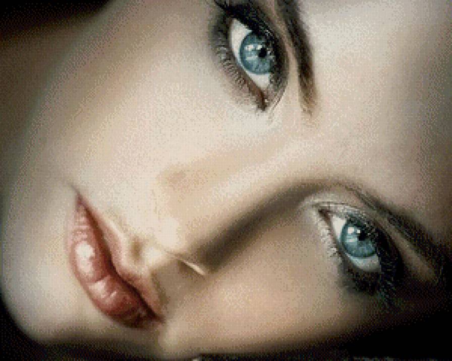 девушка - лицо, девушка, красавица, взгляд, губы, глаза - предпросмотр